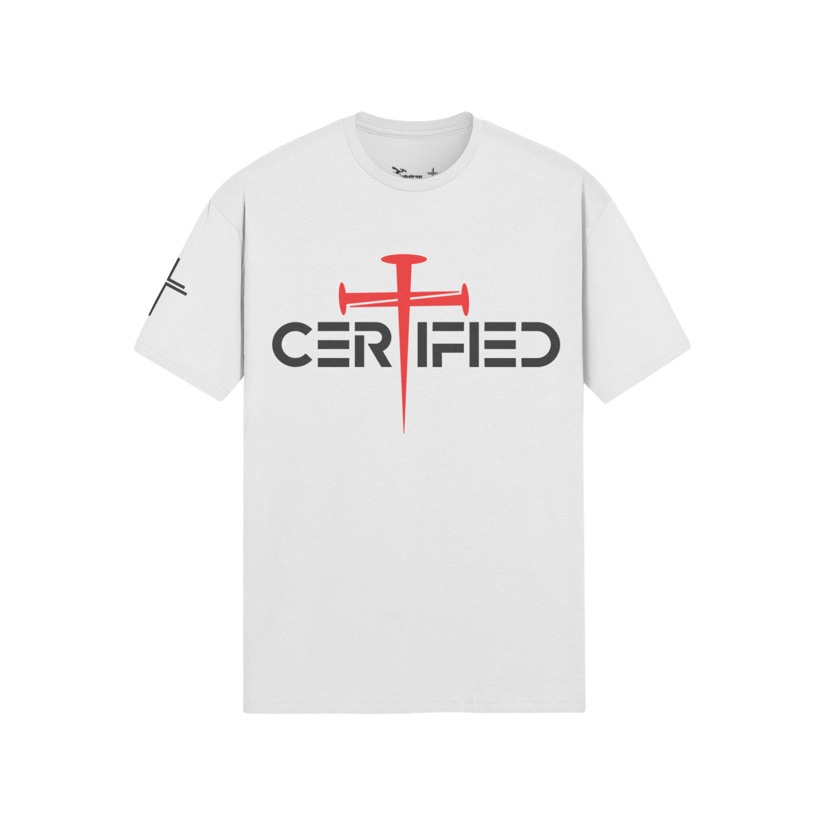 Certified – Front View | Ink Drop Tees