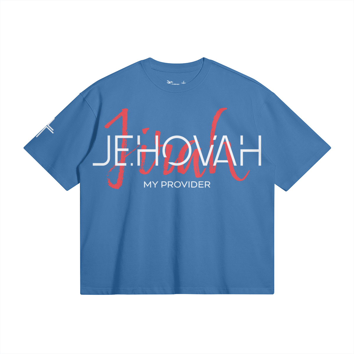 Jehovah Jireh Large Print Box Tee – Product View | Ink Drop Tees