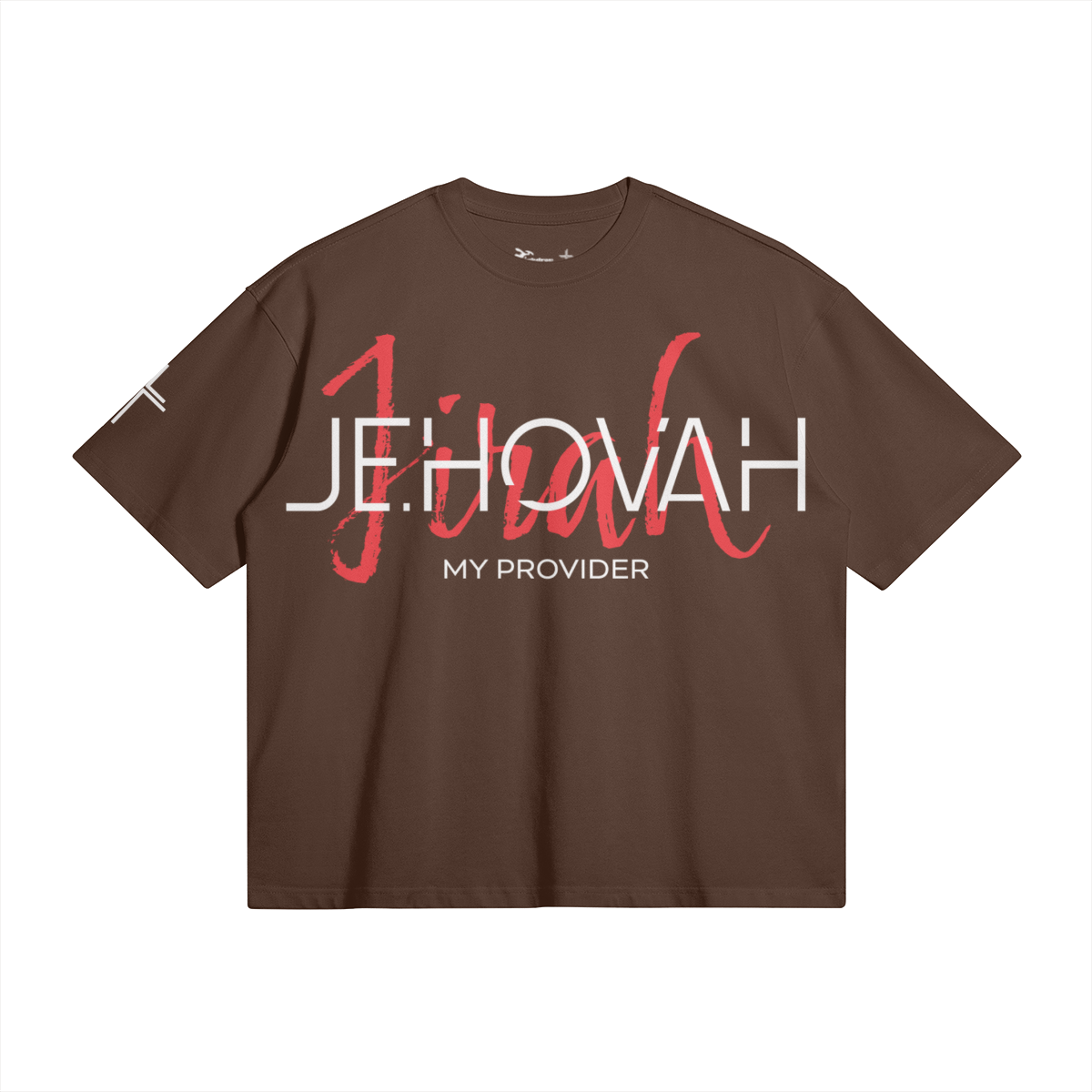 Jehovah Jireh Large Print Box Tee – Product View | Ink Drop Tees