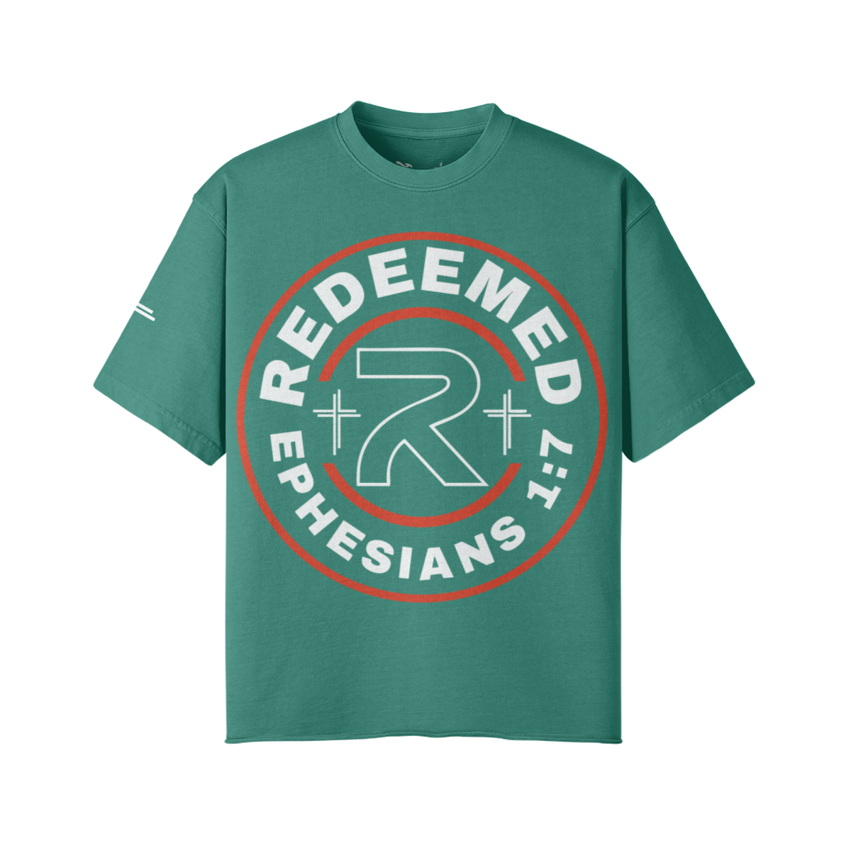 Redeemed Vintage Oversized v2 – Product View | Ink Drop Tees