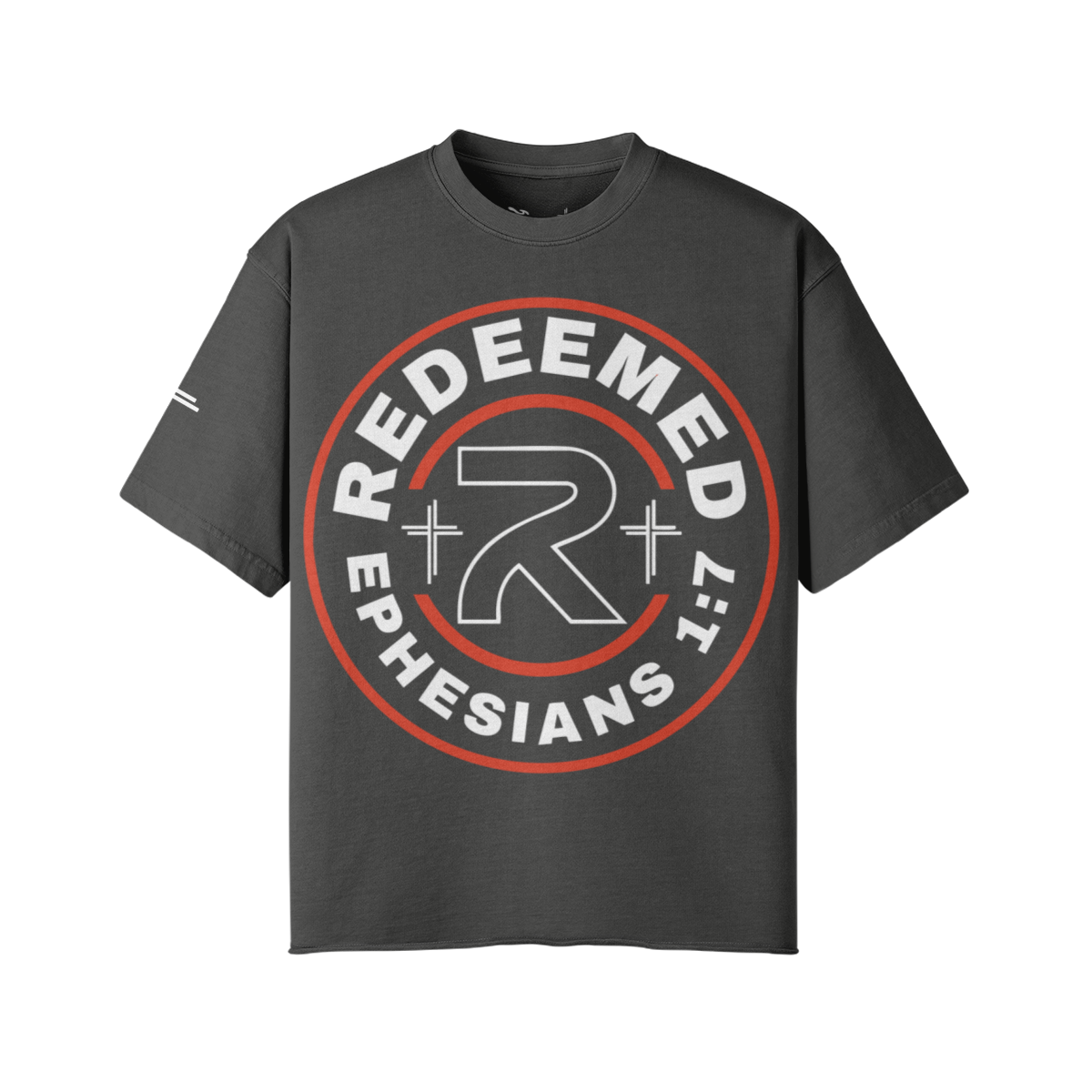 Redeemed Vintage Oversized v2 – Product View | Ink Drop Tees