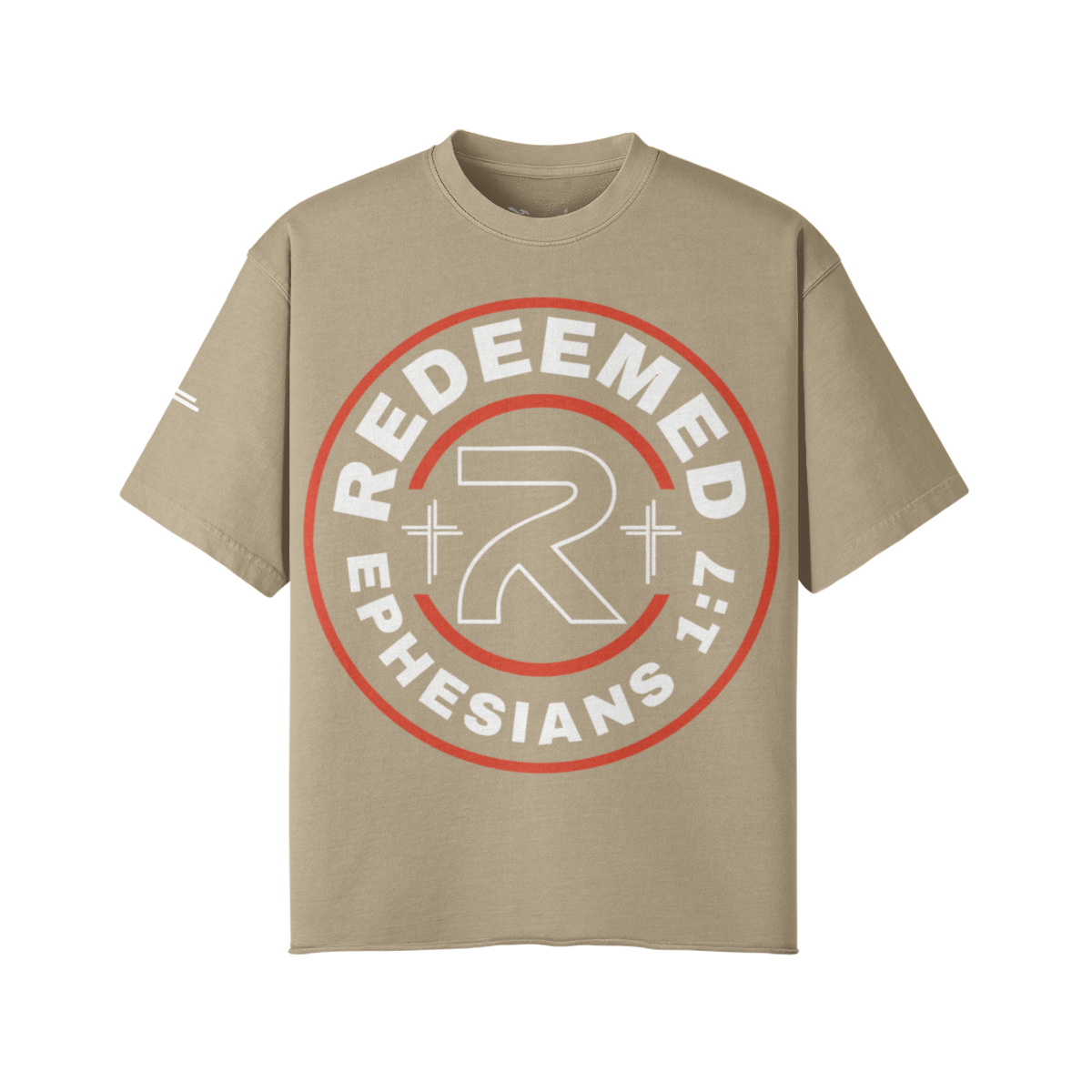 Redeemed Vintage Oversized v2 – Product View | Ink Drop Tees