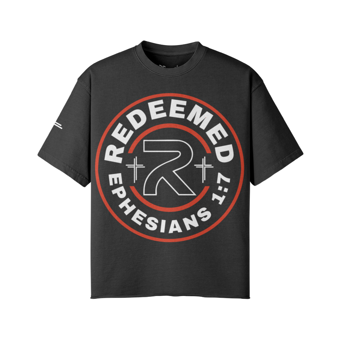 Redeemed Vintage Oversized v2 – Product View | Ink Drop Tees
