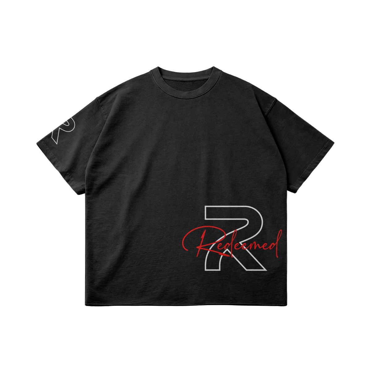Redeemed V3 – Front View | Ink Drop Tees