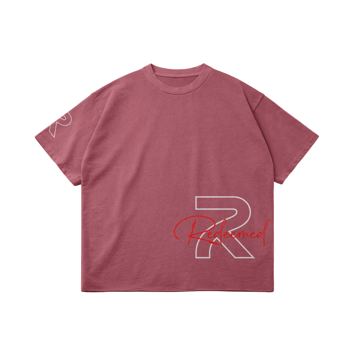 Redeemed V3 – Front View | Ink Drop Tees