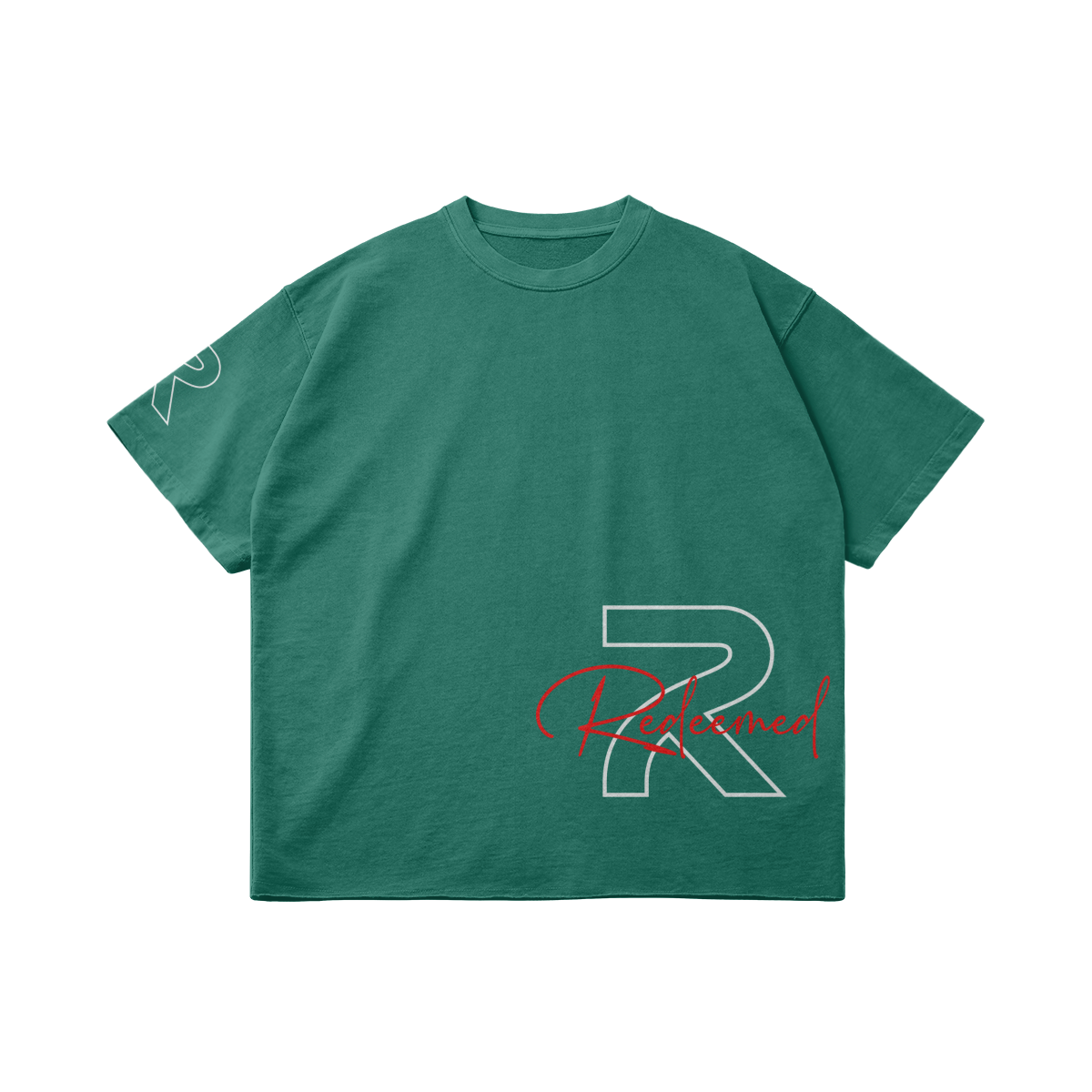 Redeemed V3 – Front View | Ink Drop Tees