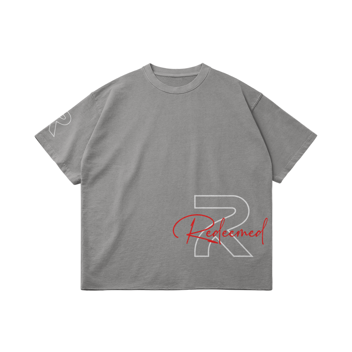 Redeemed V3 – Front View | Ink Drop Tees