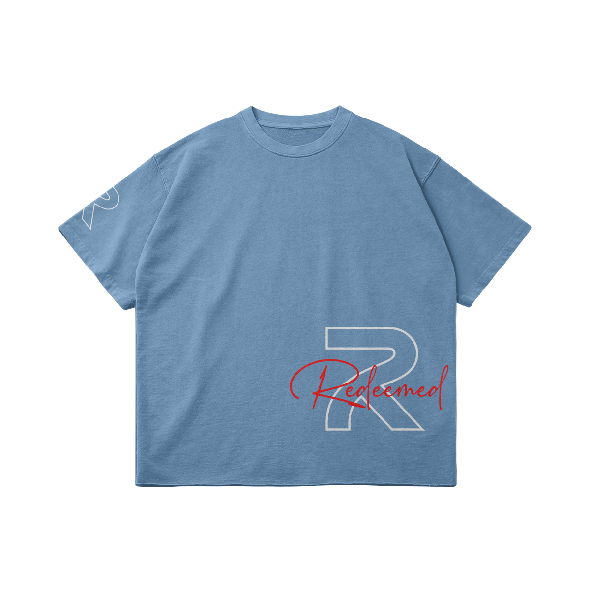Redeemed V3 – Front View | Ink Drop Tees