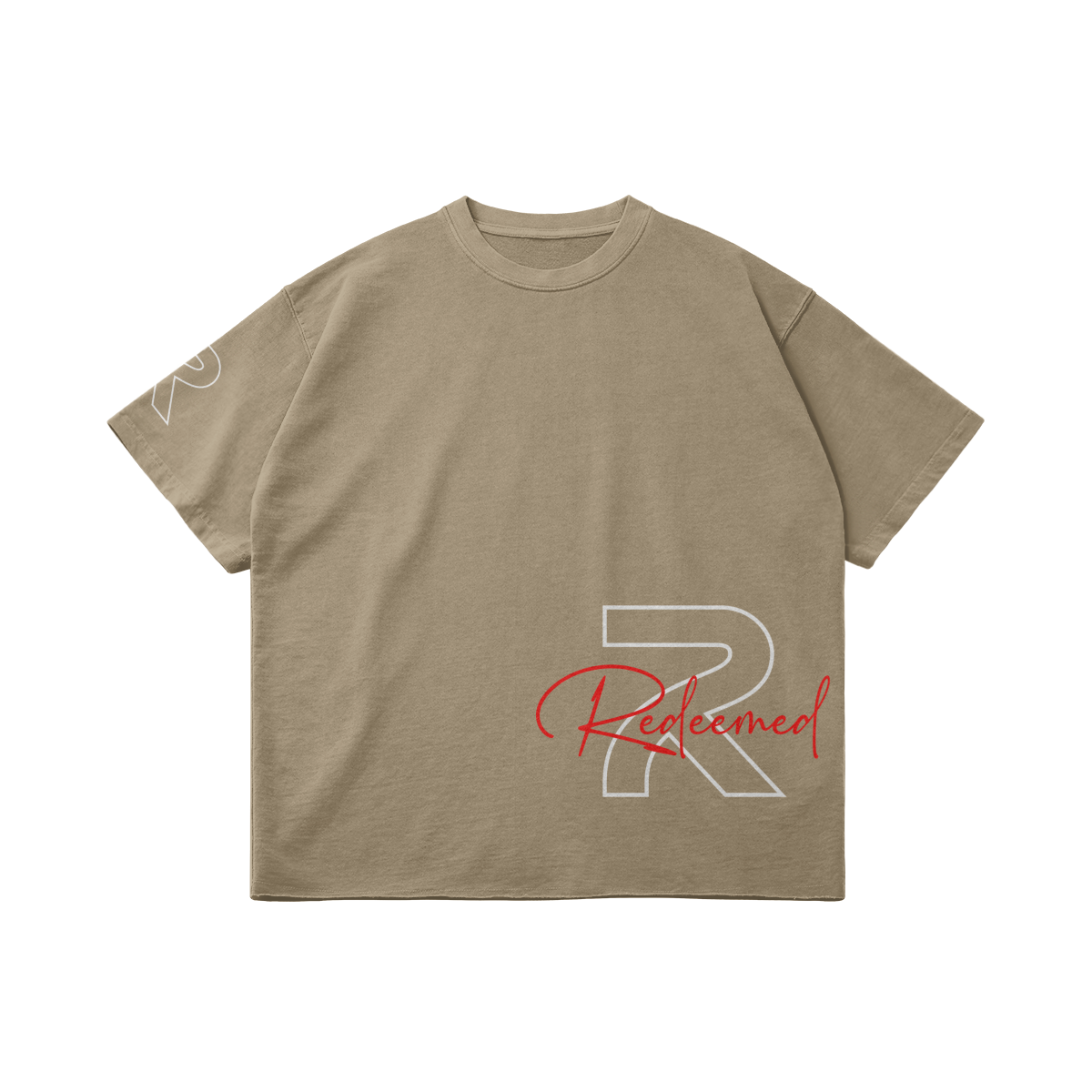 Redeemed V3 – Front View | Ink Drop Tees