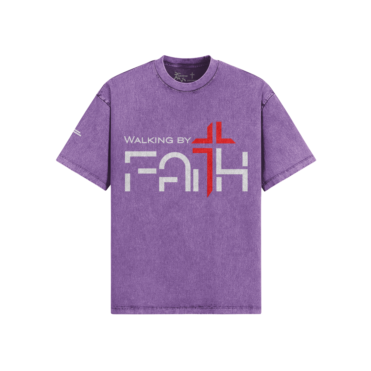 Walking by Faith – Front View | Ink Drop Tees