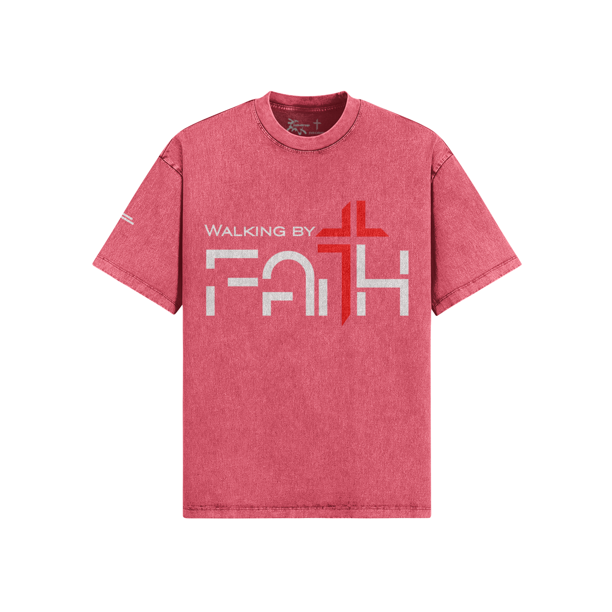 Walking by Faith – Front View | Ink Drop Tees