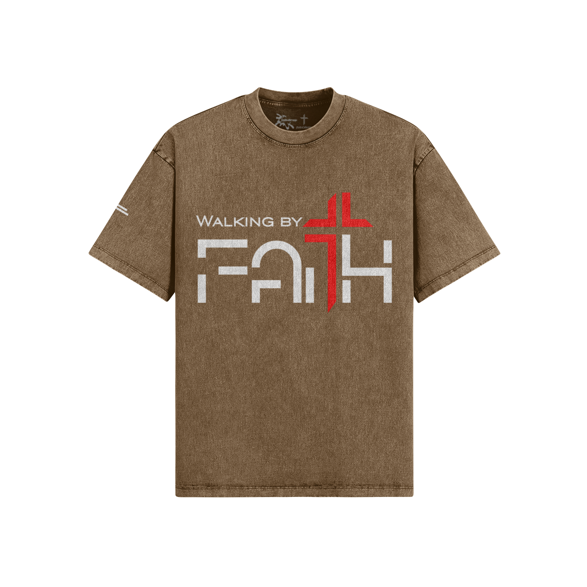 Walking by Faith – Front View | Ink Drop Tees