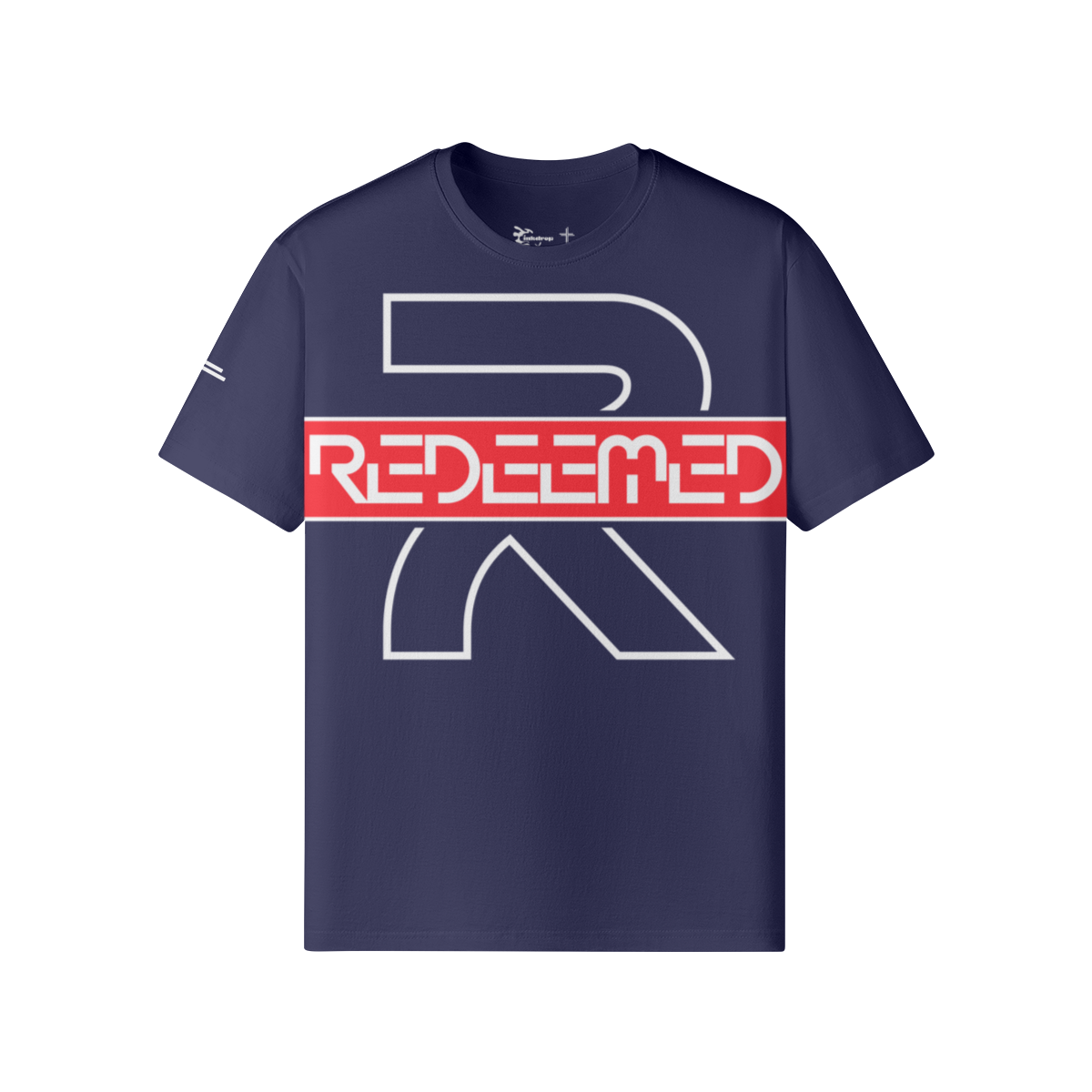 Redeemed Tee – Front View | Ink Drop Tees