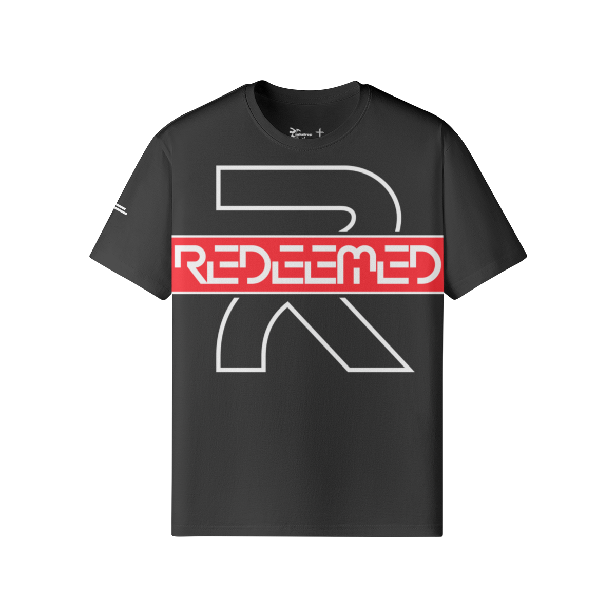 Redeemed Tee – Front View | Ink Drop Tees