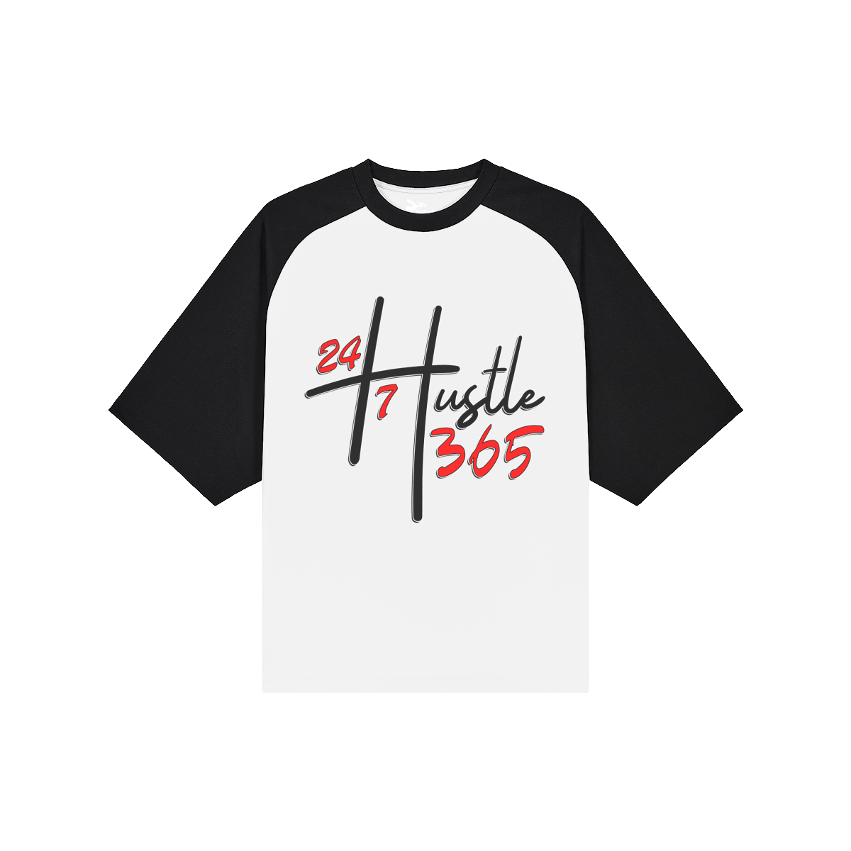Hustle 24/7 – Front View | Ink Drop Tees