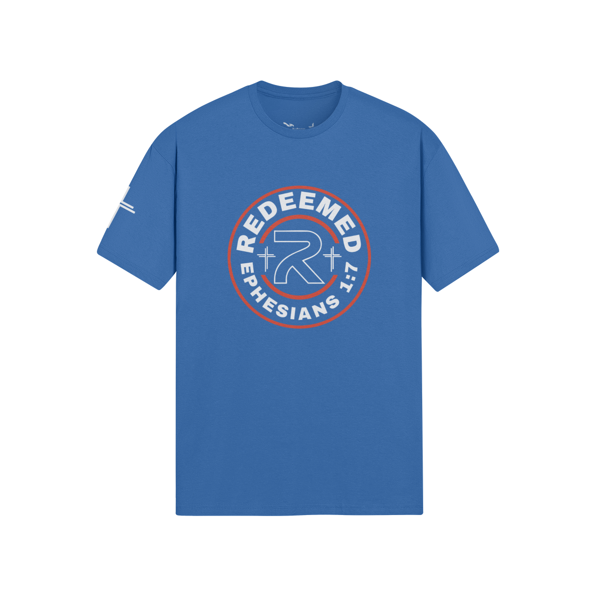 Redeemed 360 Tee – Front View | Ink Drop Tees