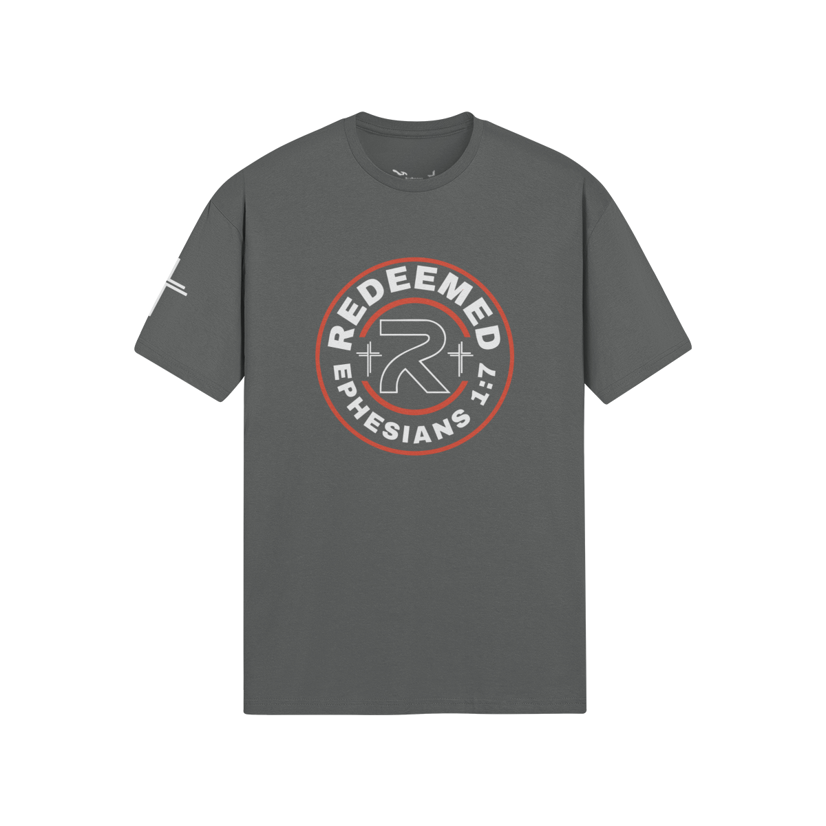 Redeemed 360 Tee – Front View | Ink Drop Tees