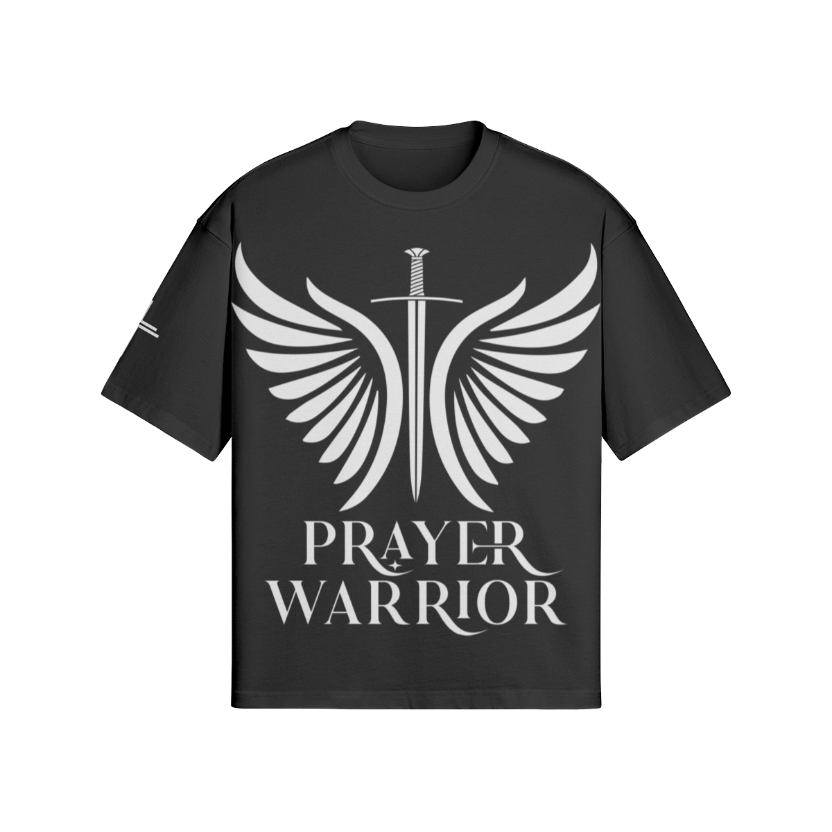 Prayer Warrior – Front View | Ink Drop Tees