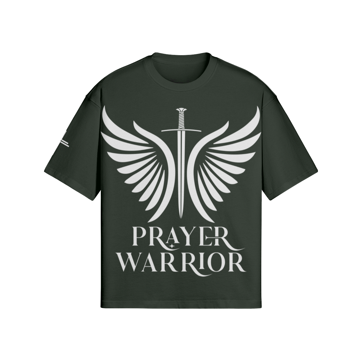 Prayer Warrior – Front View | Ink Drop Tees