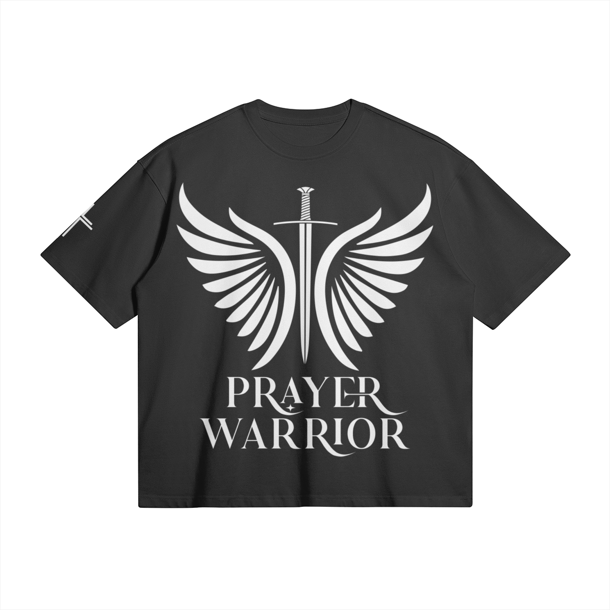 Prayer Warrior – Front View | Ink Drop Tees