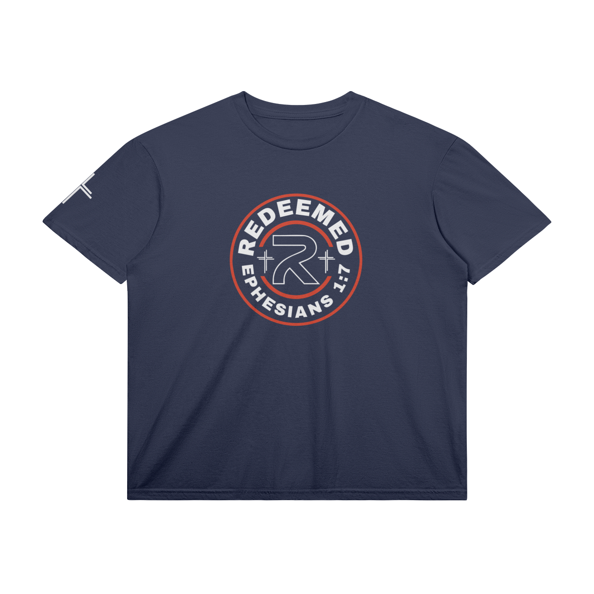Redeemed 360 Tee – Front View | Ink Drop Tees