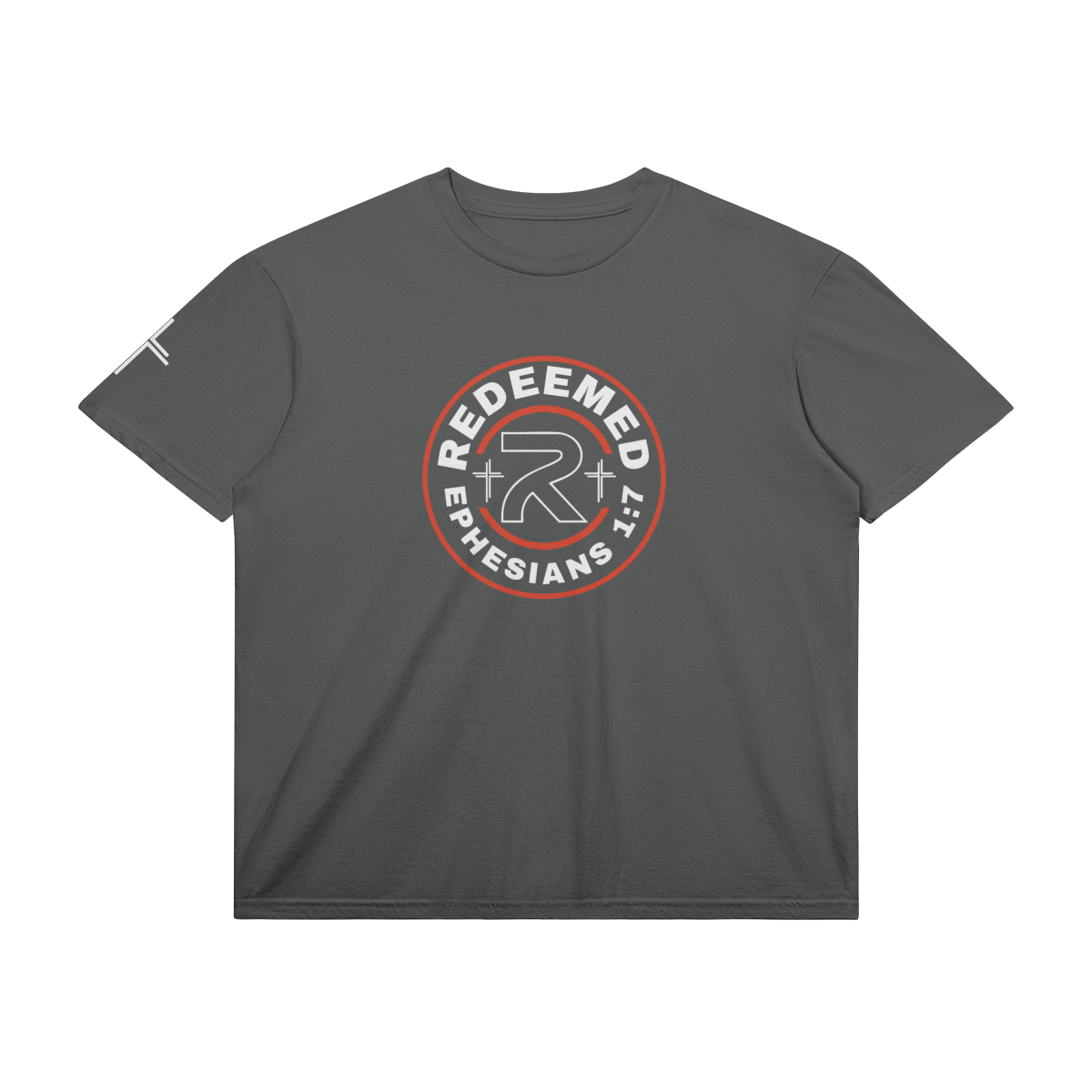 Redeemed 360 Tee – Front View | Ink Drop Tees