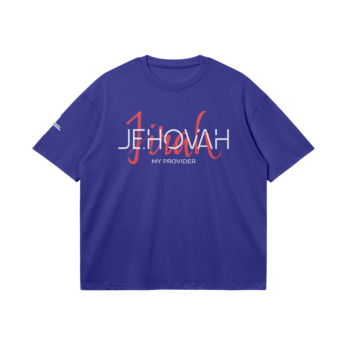 Jehovah Jireh Tee – Front View | Ink Drop Tees