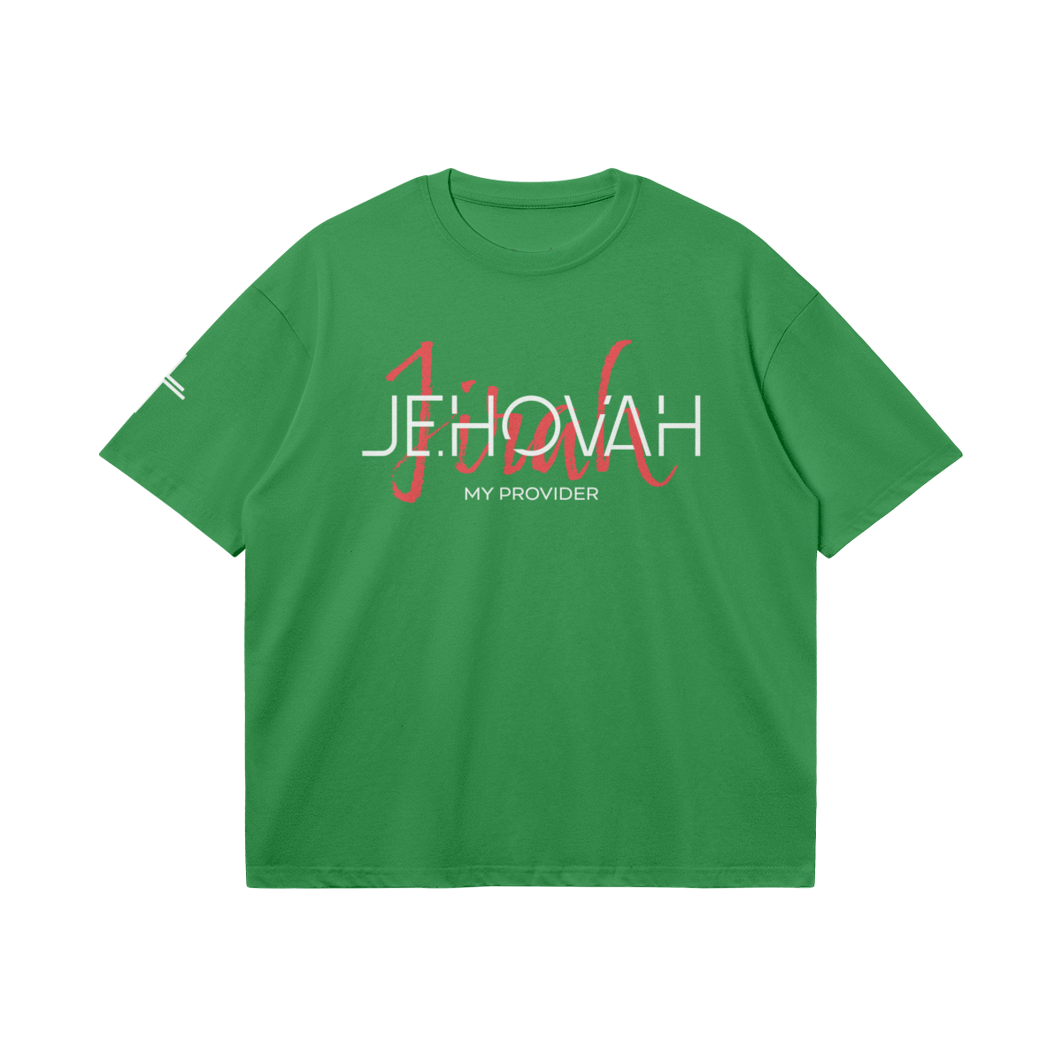 Jehovah Jireh Tee – Front View | Ink Drop Tees