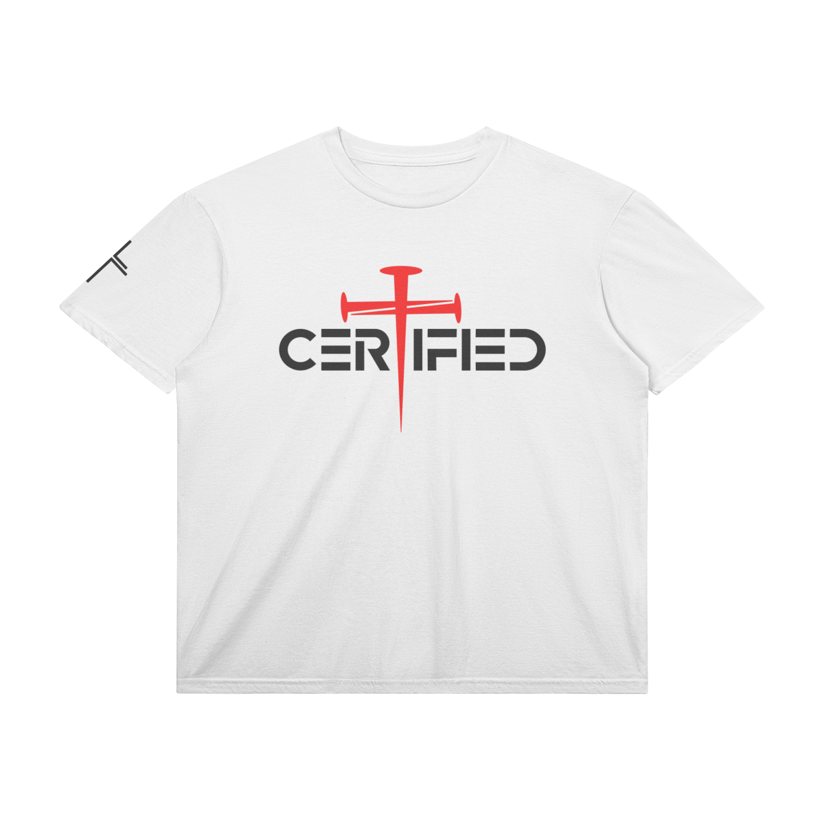 Certified – Front View | Ink Drop Tees