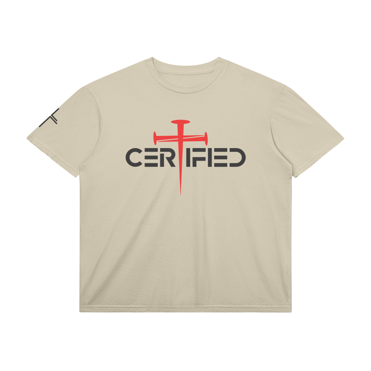 Certified – Front View | Ink Drop Tees
