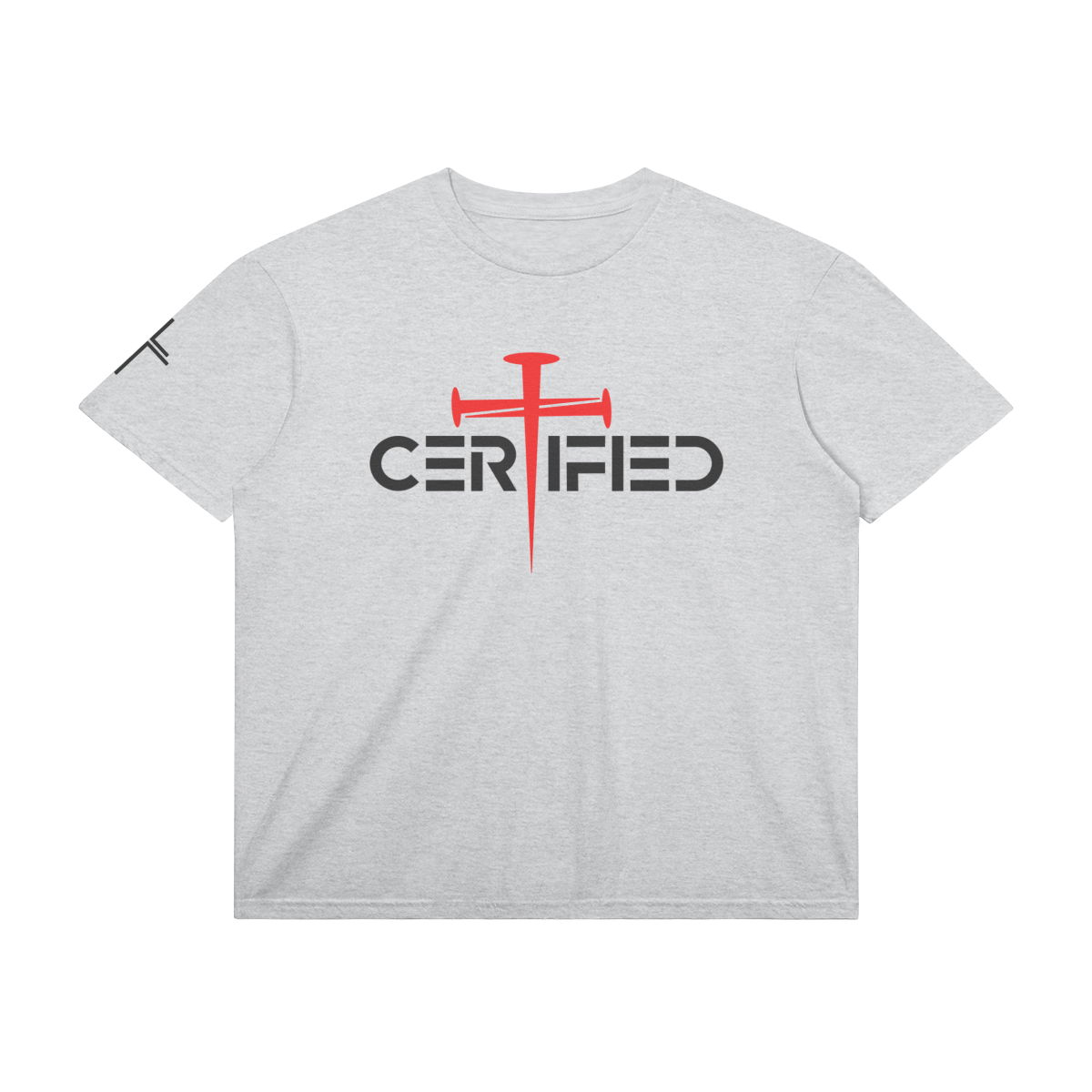 Certified – Front View | Ink Drop Tees