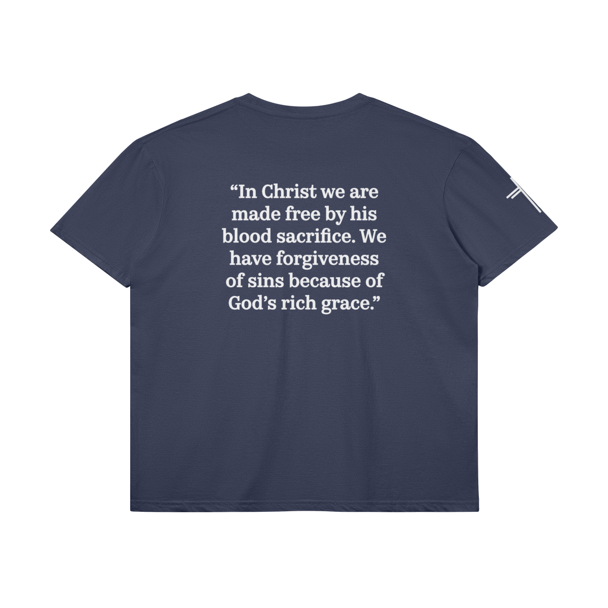 Redeemed 360 Tee – Front View | Ink Drop Tees