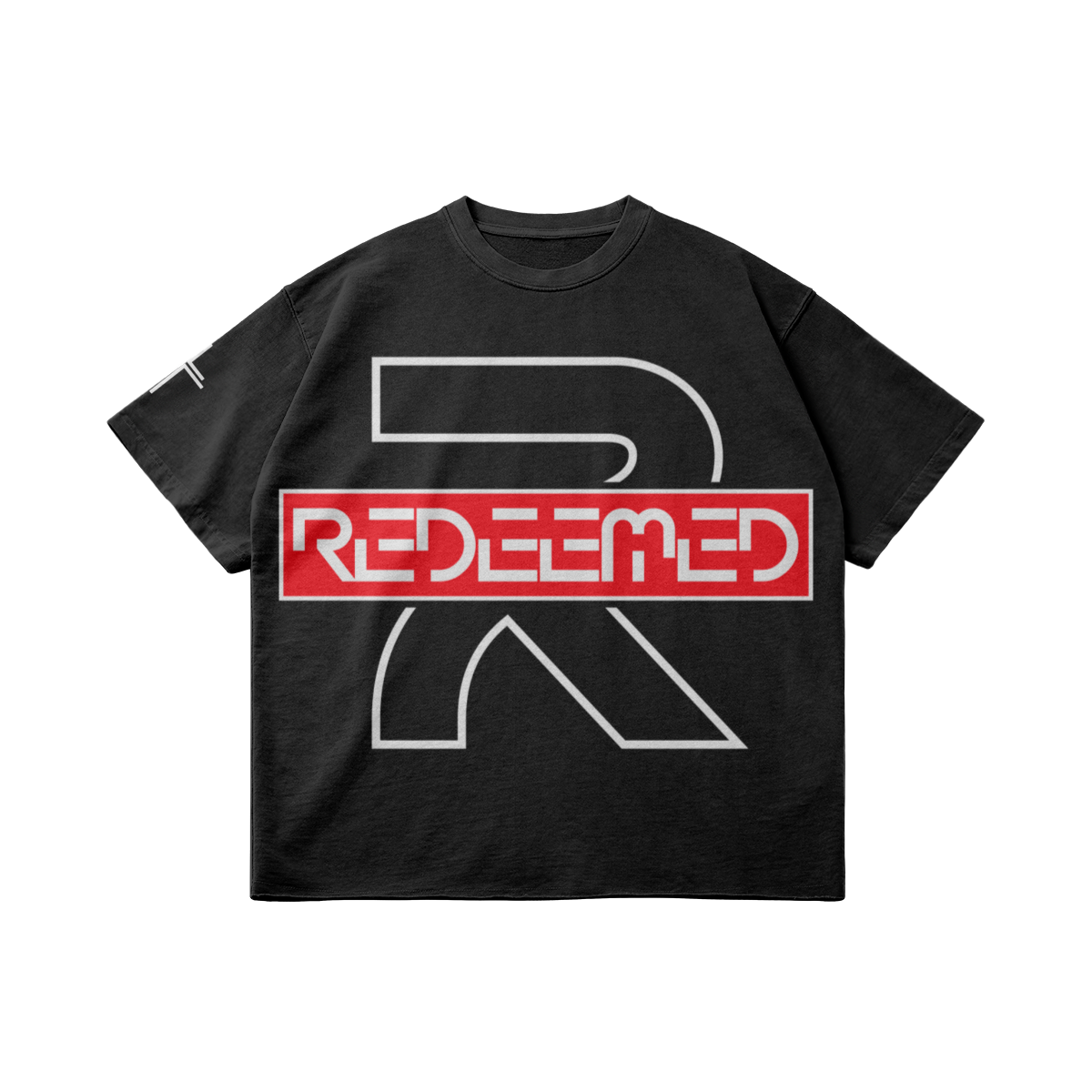 Redeemed Double Sided – Front View | Ink Drop Tees