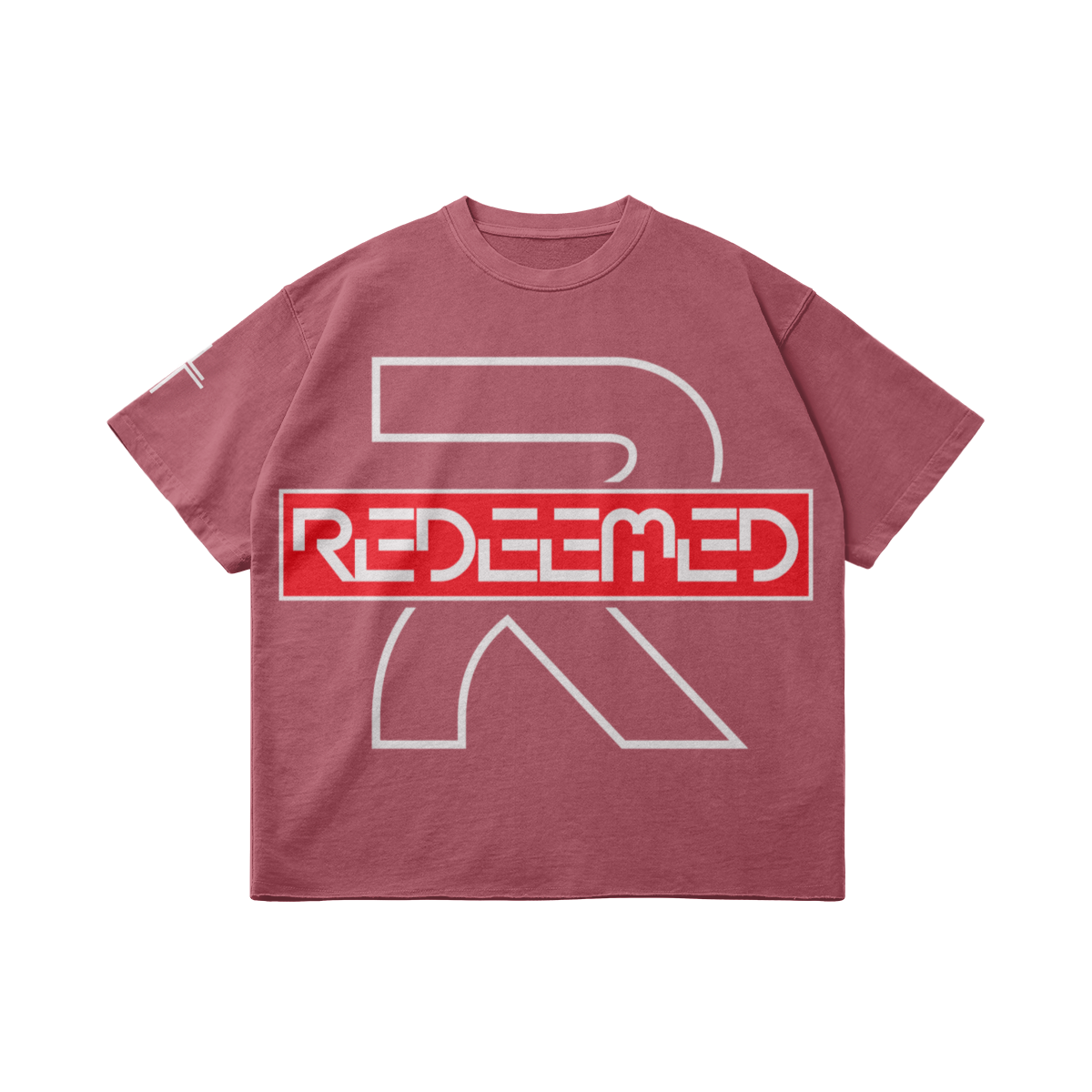Redeemed Double Sided – Front View | Ink Drop Tees