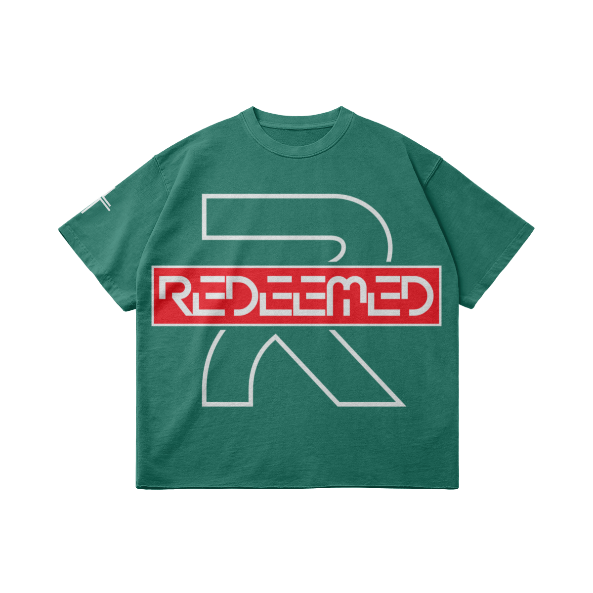 Redeemed Double Sided – Front View | Ink Drop Tees