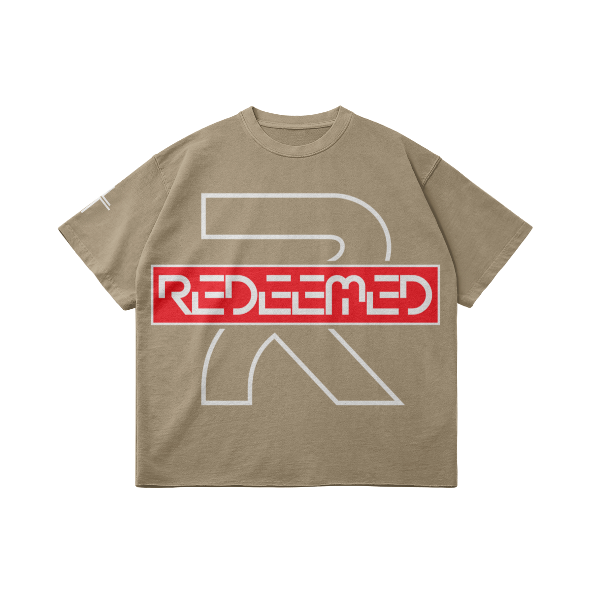 Redeemed Double Sided – Front View | Ink Drop Tees